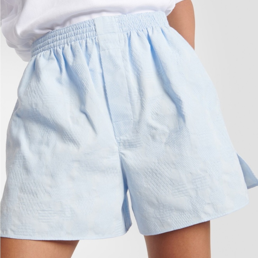 Chloé Renaissance jacquard cotton shorts In Baby Blue, NWOT sz 34 (XS/s)